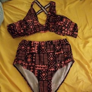 3X Tribal Print Bikini